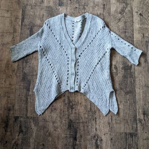 Women's Moth gray button up cardigan, size XS